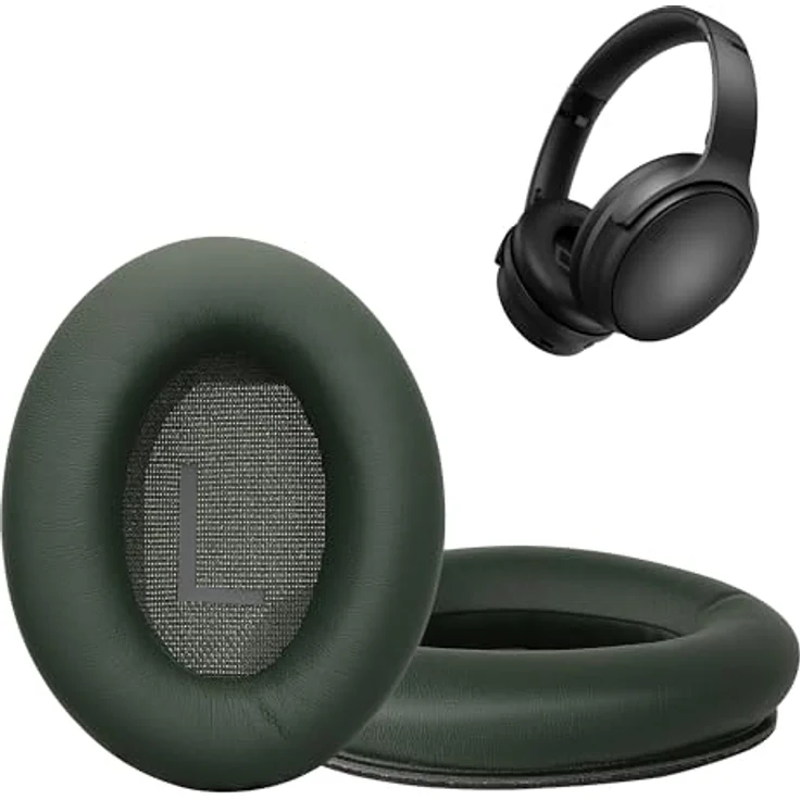 kwmobile Ohrpolster für Bose QuietComfort 45 / QC45 / SC, 2x Kunstleder Ersatzpolster für Over Ear Kopfhörer, hoher Komfort und einfacher Austausch – Bild 8
