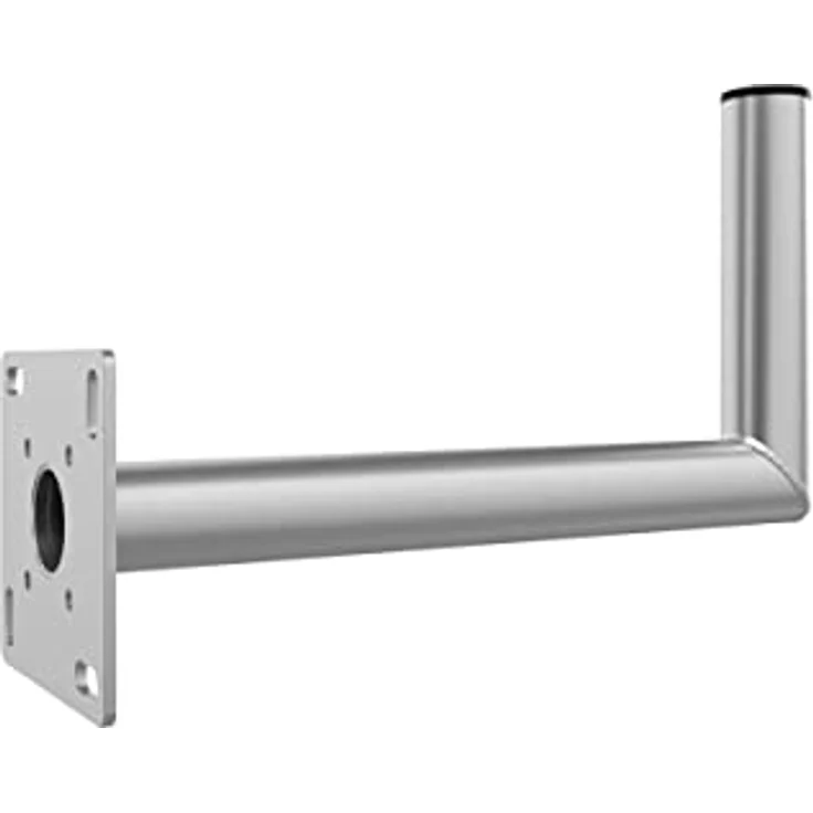 Premium X Balkon-Ausleger Aluminium Geländer Halterung für Satelliten-Schüssel, witterungsbeständig, 45cm Wandabstand, inklusive Schellen – Bild 3
