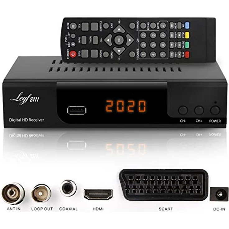 Kabelreceiver Kabel Receiver Receiver für digitales Kabelfernsehen - DVB-C (HDTV ,DVB-C / C2, DVB-T/T2 , HDMI , SCART , USB 2.0 , ) + HDMI Kabel (Receiver) – Bild 2
