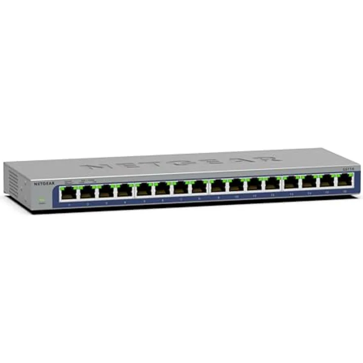 NETGEAR GS116V3, Switch mit 16 Gigabit-Ports für zuverlässige Netzwerkverbindungen