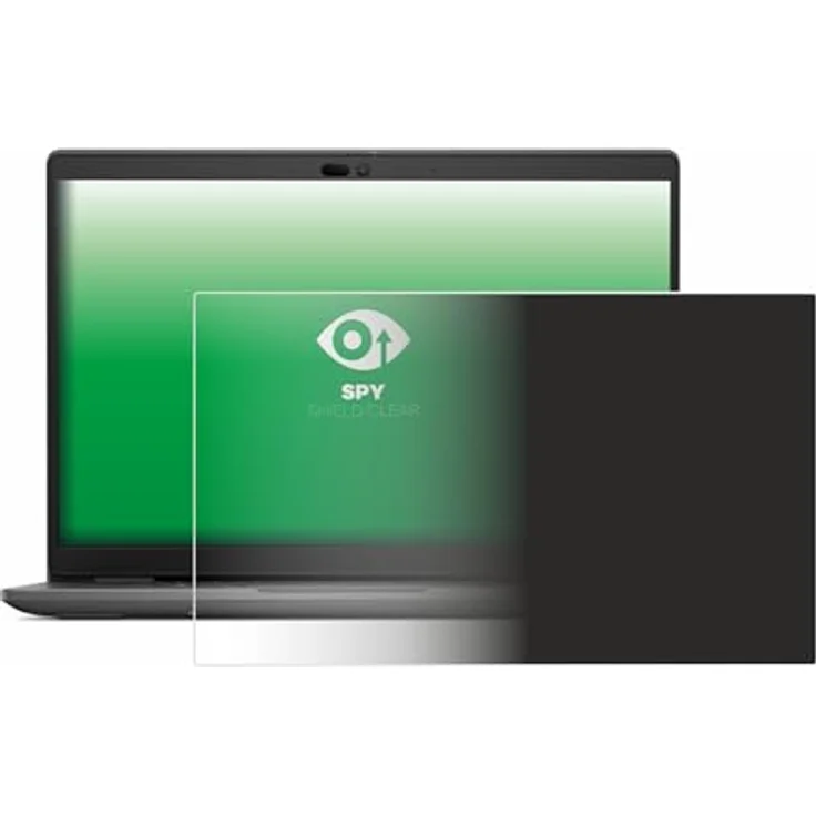upscreen Blickschutzfolie für Dell Latitude 3450 Laptop, Anti-Spy mit Blaulichtfilter, blasenfreie Montage, Made in Germany – Bild 2