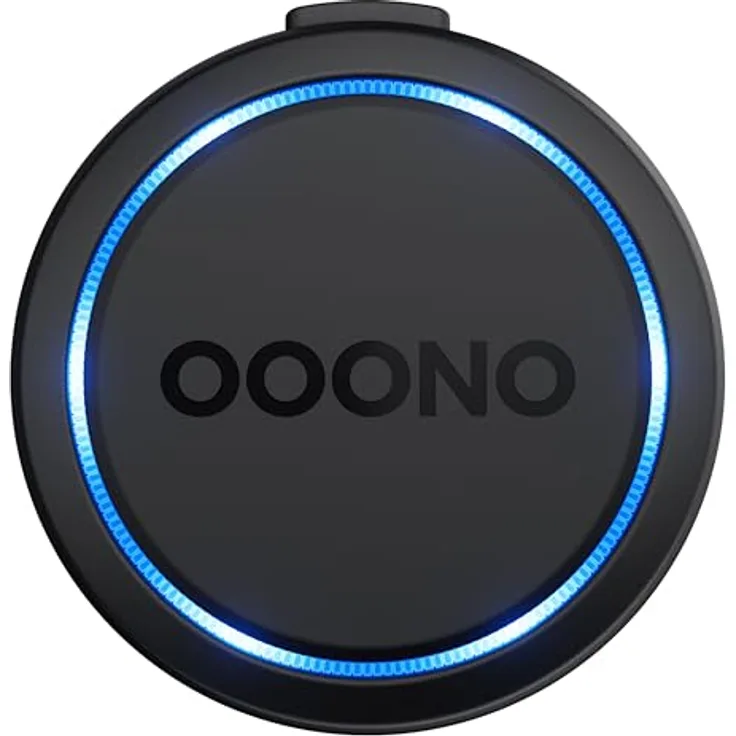 OOONO CO-Driver NO2 [NEUES Modell 2025], Wiederaufladbarer Warn- und Infogerät fürs Auto, akustische und visuelle Echtzeit-Warnungen, LED-Anzeige, kompatibel mit Apple CarPlay & Android Auto