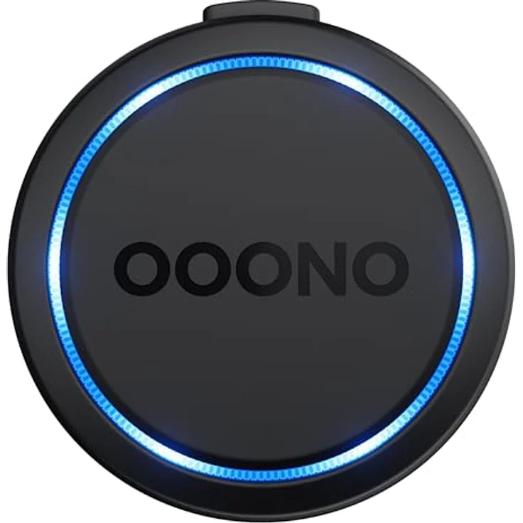 OOONO CO-Driver NO2 [NEUES Modell 2025], Wiederaufladbarer Warn- und Infogerät fürs Auto, akustische und visuelle Echtzeit-Warnungen, LED-Anzeige, kompatibel mit Apple CarPlay & Android Auto – Bild 1