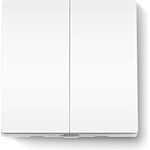 Tapo TP-Link Tapo S220 Smart Lichtschalter, 2-Gang 1-Way, Fernbedienung, Sprachsteuerung über Amazon Alexa oder den Google Assistant, batteriebetrieben [Muss mit Tapo H100 Hub verwendet Werden]