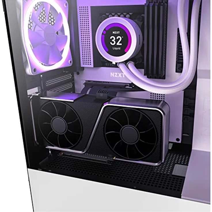 NZXT Riser Cable AB-RC200-B1, PCIe 4.0 x16 Verlängerungskabel, 20cm, flexible Datenübertragung – Bild 4