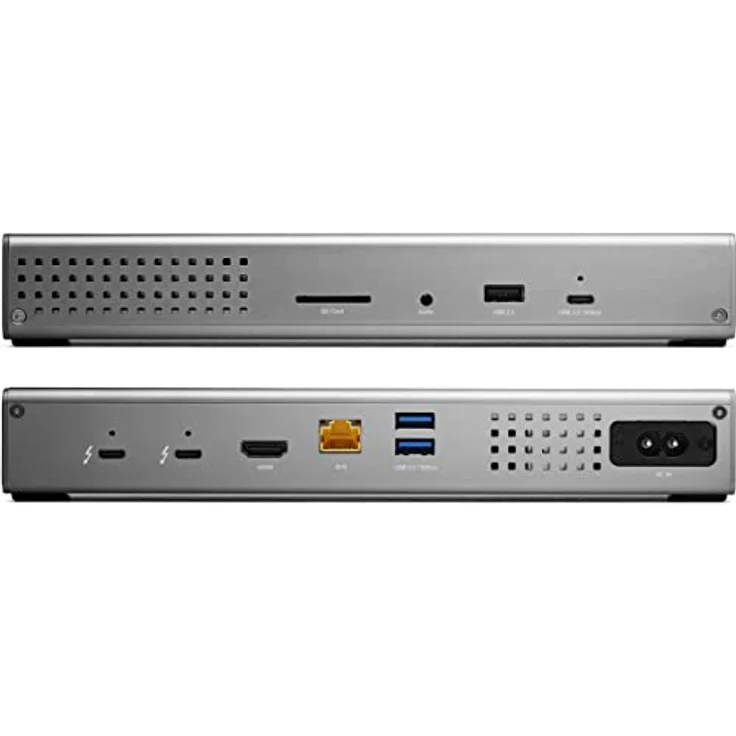 OWC Thunderbolt Go Dock, 11 Anschlüsse, integriertes Netzteil, 90 W Ladegerät, kompatibel mit Thunderbolt und USB-C Macs, PCs, iPads, Chromebooks und Android-Geräten, OWCTB4DKG11P – Bild 3