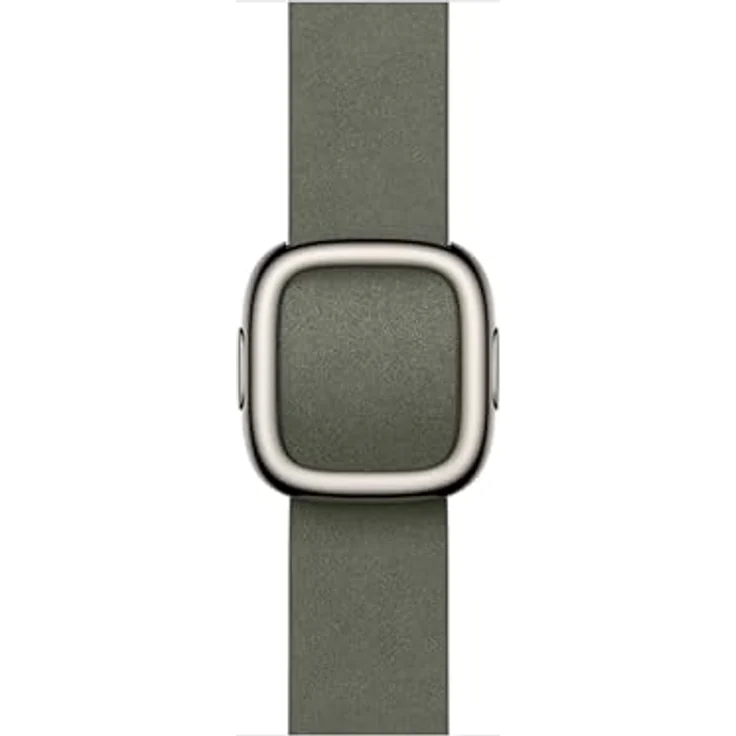 Apple Watch Band - Modernes Lederarmband - 42 mm - Silbergrau - Small mit elegantem Design – Bild 1