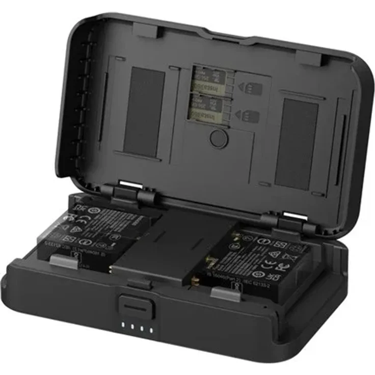 Insta360 Portable Charging Case, Ladecase für 2 x Batterien, Schwarz