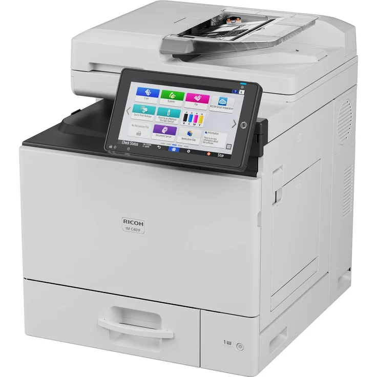 Ricoh IM C401F, Multifunktionsdrucker in Farbe, Laser, A4, bis zu 40 Seiten/Min., 550 Blatt