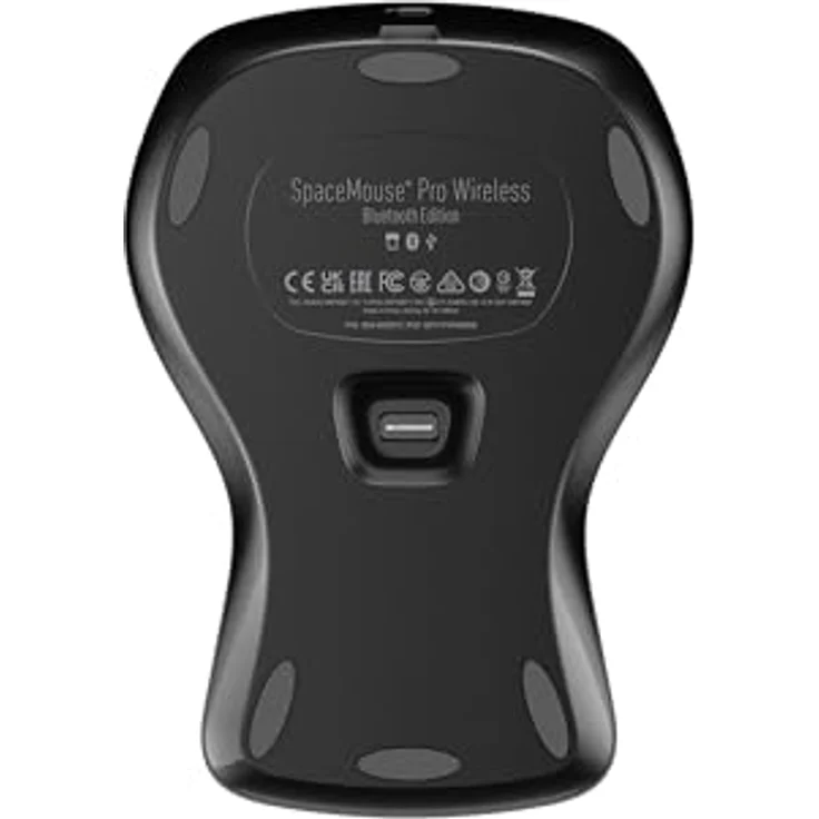 3Dconnexion SpaceMouse Pro Wireless Bluetooth 3D-Maus mattschwarz, patentsierte Sensortechnologie, QuickView-Tasten, wiederaufladbarer Akku. – Bild 3