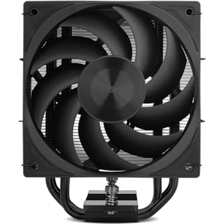 Nox Hummer H-400, CPU Kühler mit 4 Kupfer-Heatpipes, 155 mm, Schwarz, ultra-leise und hohe Kühlkapazität – Bild 7