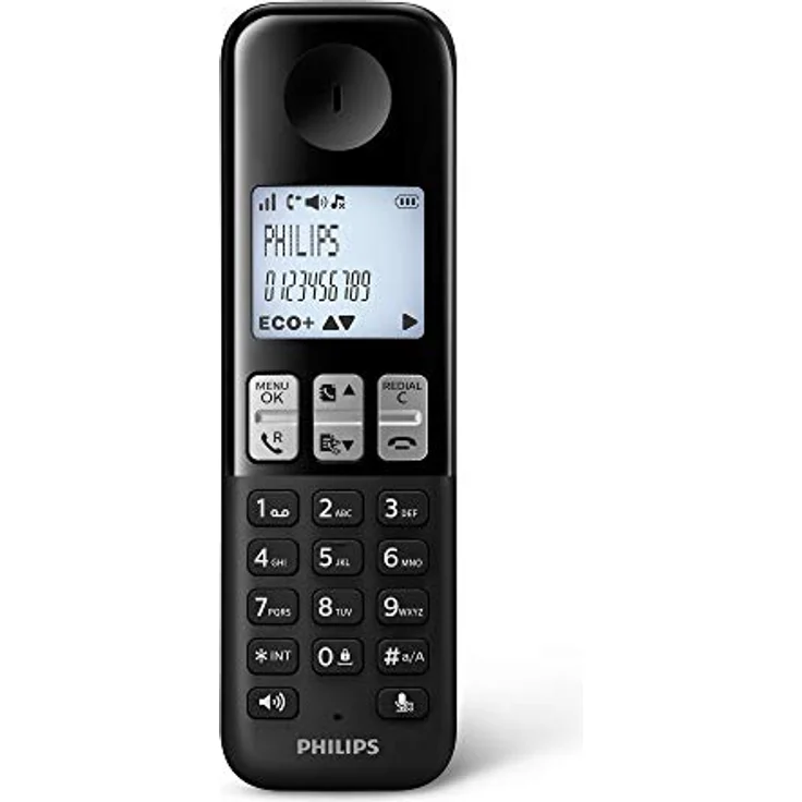 Philips D2551B-01 DECT Schnurlostelefon mit Anrufbeantworter – Bild 4