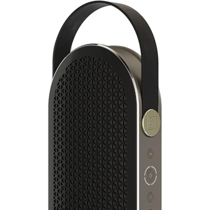 Dali Katch G2 Tragbarer Bluetooth-Lautsprecher, Kabellos, Kompakt, Outdoor-Lautsprecher, 30 Stunden Spielzeit, mit Stoff-Staubschutzkappe, Druckpegel 95 dB, Iron Black – Bild 3