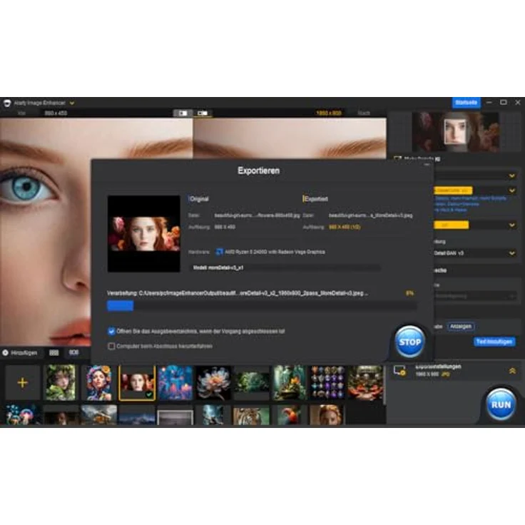 Aiarty Image Enhancer, KI-gestützte Bildbearbeitung für Windows, 3 Geräte, 1 Jahr, schneller Lizenzschlüssel via E-Mail – Bild 4