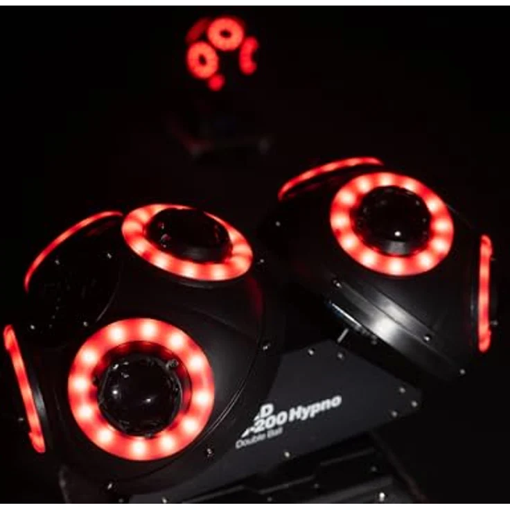 Eurolite LED B-200 Hypno Double Ball, Strahleneffekt Licht Set mit automatischem und Musikmodus, hohe Energieeffizienz – Bild 9