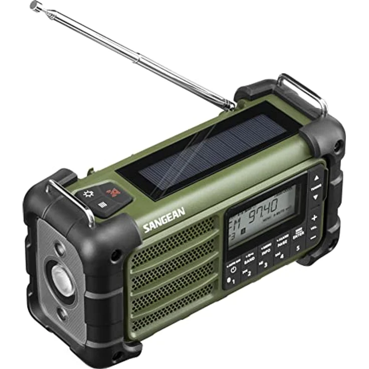 Sangean MMR-99 Notfallradio mit Bluetooth, FM-RDS, grün – Bild 6
