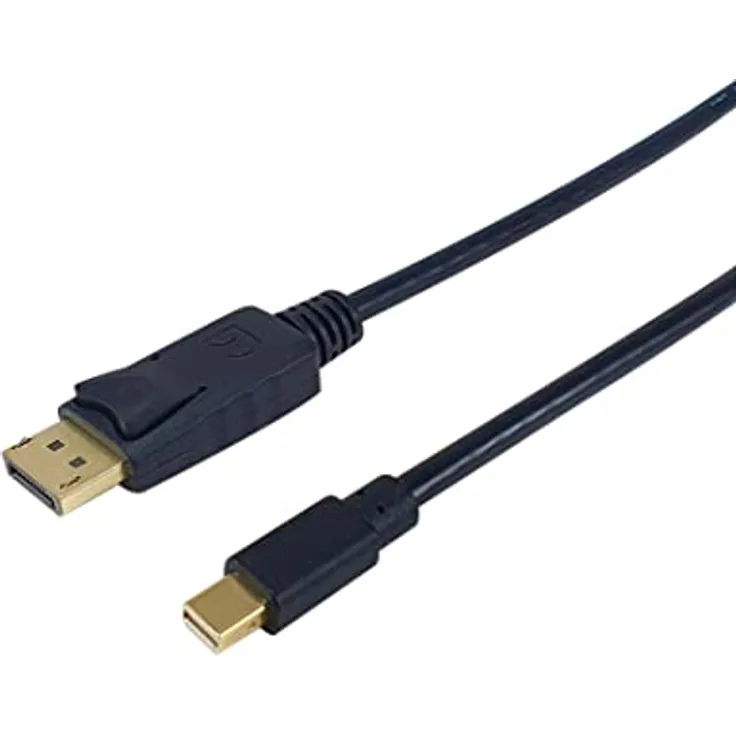 Equip 133442 Mini-DisplayPort-auf-Displayport-Kabel, M/M, 2,0m, unterstützt 4K/60Hz, vernickelt, PVC-Isolierung