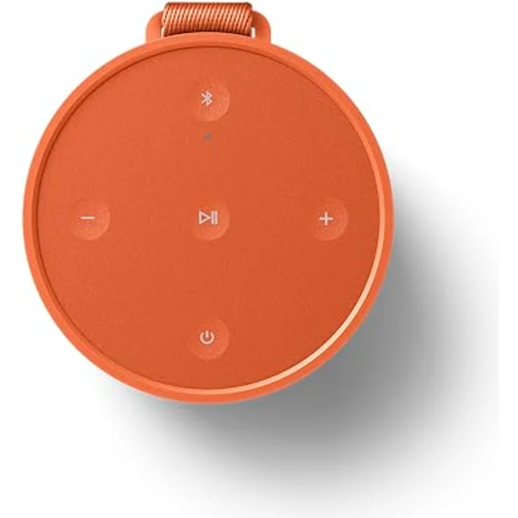 Bang & Olufsen Beosound Explore, tragbarer Bluetooth-Lautsprecher mit 27 Stunden Akkulaufzeit, wasserdicht, 360°-Sound, Bonfire Orange – Bild 2