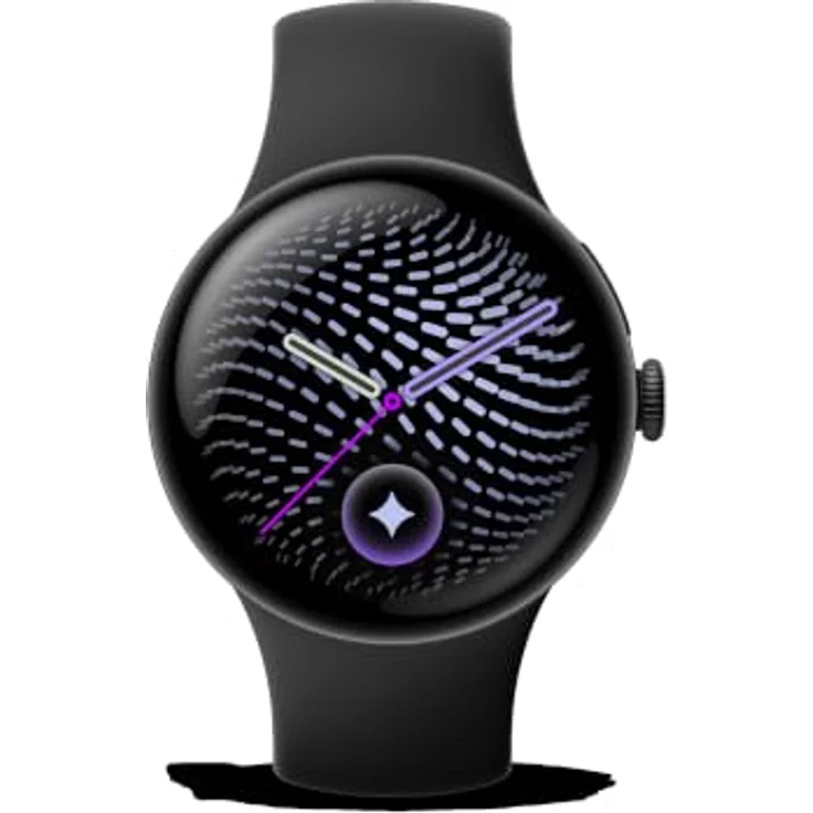 Google Pixel Watch 5 (45mm) LTE, Smartwatch mit AMOLED LTPO Display, IP68, Obsidian – Bild 2