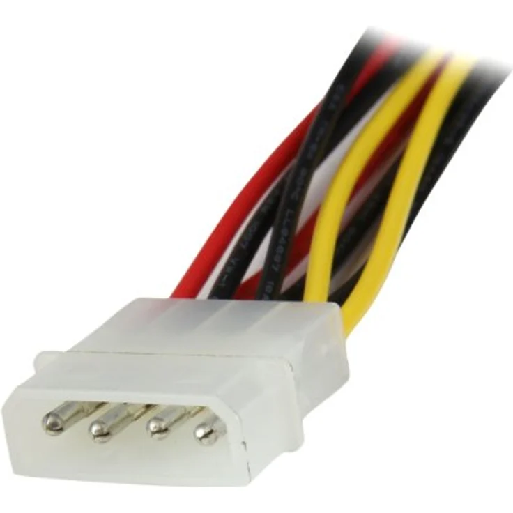 StarTech.com 30 cm 4-Pin LP4 auf SATA Y-Stromkabel - Splitter Y-Kabel, Kabellänge 30 cm, sichere SATA-Schnellverriegelungen – Bild 3