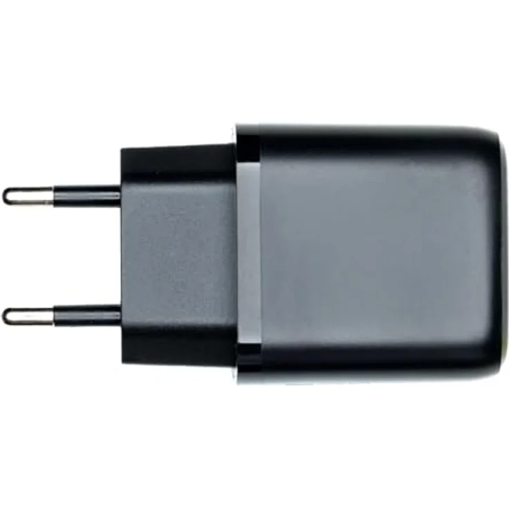DINIC USB C + A Ladegerät, 20W Schnellladegerät mit Power Delivery und QC 3.0, Schwarz – Bild 2