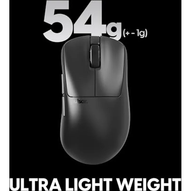 Pulsar Gaming Gears Xlite v4 Kabellose Gaming Maus, Ultraleicht 1.9oz (54g), ergonomisch, XS-1 Sensor mit 32000 DPI und 8K Polling (Medium, Schwarz) – Bild 3
