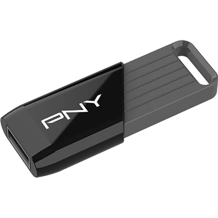 PNY Attaché X 128GB USB-Stick, USB 3.2 mit 130 MB/s Übertragungsgeschwindigkeit, robuster Schiebeverschluss – Bild 2