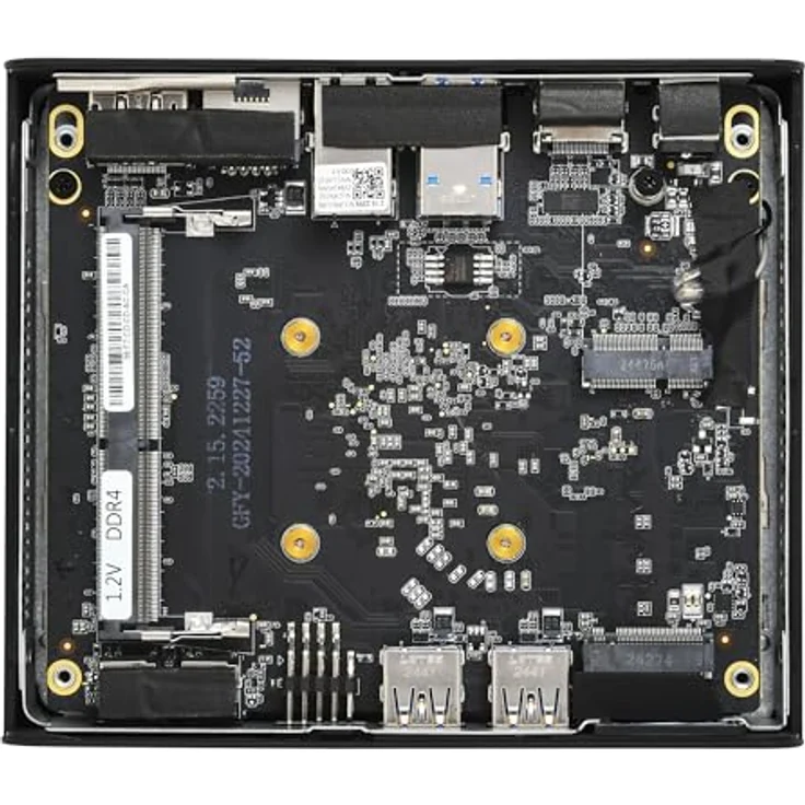 Shuttle XPC nano NE1010XA N100, Barebone mit Intel N100 Prozessor, 8.192 MB RAM, lüfterlos, ideal für Digital Signage und Multimedia-Anwendungen – Bild 3