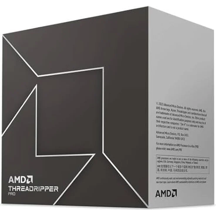 AMD Threadripper PRO 7955WX, 16-Core Prozessor mit 4,5 GHz Grundfrequenz und 5,3 GHz Turbo, 32 Threads, 64 MB L3-Cache, unterstützt DDR5 und PCI-Express 5.0, Socket sTR5 – Bild 3