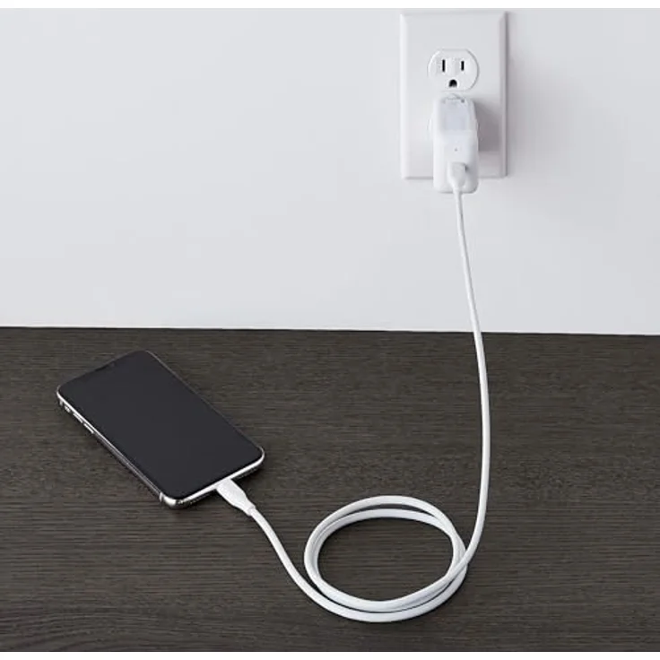 AmazonBasics - USB-C-auf-Lightning-Kabel, MFi-zertifiziertes Ladekabel für iPhone 11-11 Pro-11 Pro max-X-XS-XR-XS Max - 8-8 Plus, für Typ-C Ladegeräte, Unterstützt Power Delivery, Weiß, 91,44 cm – Bild 6