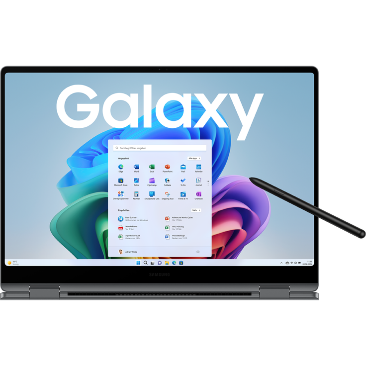 Samsung Galaxy Book5 Pro 360 - 16" AMOLED Touch, Intel® Core™ Ultra 7processor 258V, 32GB RAM, 1TB SSD, Intel Arc 140V, Wi-Fi 7, Gray – Bild 5