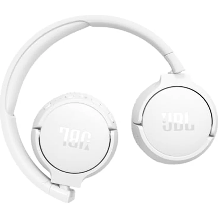 JBL Tune 670NC – Kabellose On-Ear-Kopfhörer mit adaptivem Noise-Cancelling und faltbarem Design – Bis zu 44 Stunden Akkulaufzeit mit Schnellladefunktion – Weiß – Bild 4