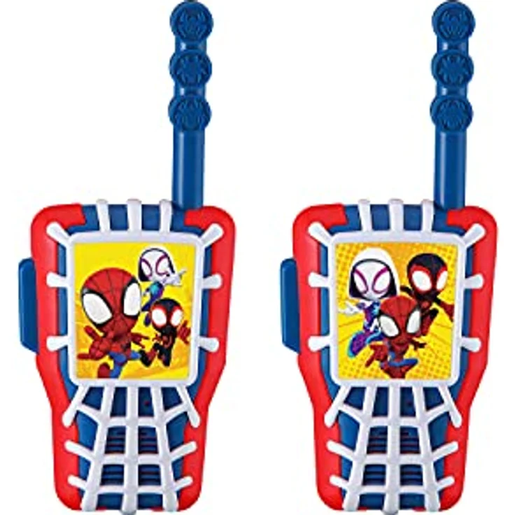 eKids Spidey Walkie-Talkie-Set, Mehrfarbiges Walkie-Talkie für Kinder mit einfachem Bedienungssystem – Bild 7