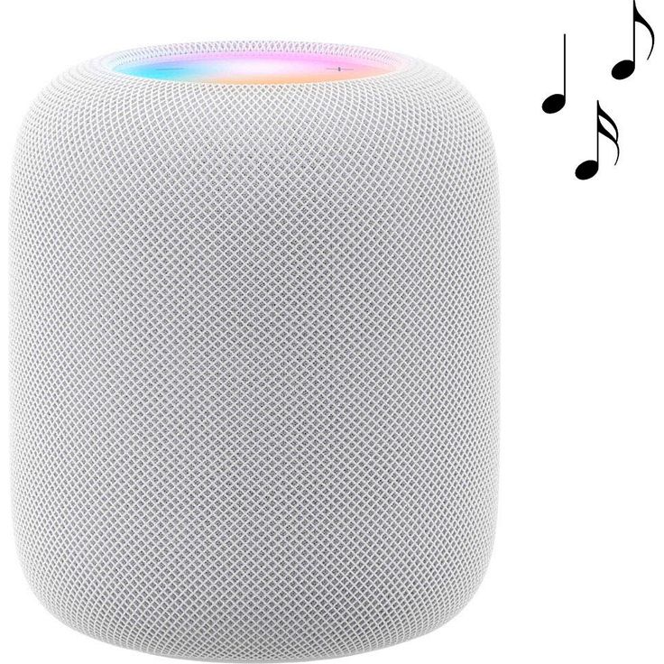 Apple MQJ83D/A HomePod (2. Generation), Smart Speaker, White