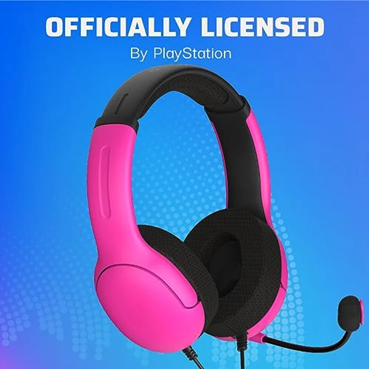 PDP LLC AIRLITE Wired Headset Nebula Pink, Over-ear Gaming-Headset mit 40-mm-Treibern und Geräuschunterdrückungsmikrofon – Bild 5