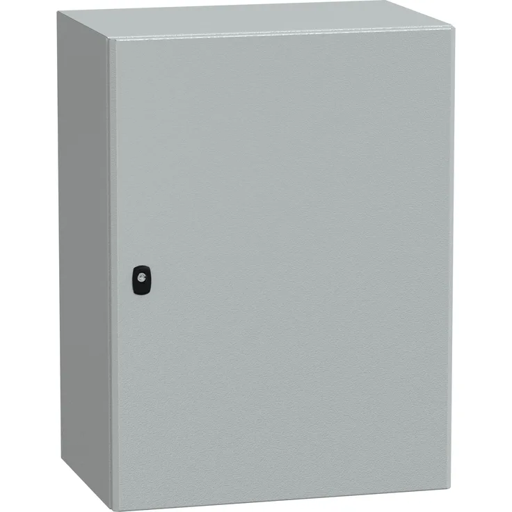 Schneider Electric Spacial S3D Volltür mit Montageplatte NSYS3D8640P, Serverschrank, Grau