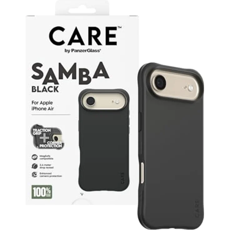 CARE by PanzerGlass Samba MagSafe Case für Apple iPhone Air, stoßfeste Schutzhülle aus 100% recyceltem TPU, nahtlose MagSafe-Kompatibilität – Bild 5