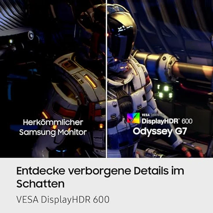 Samsung Odyssey G7 G75F, 40" 4K Gaming Curved Monitor mit 165 Hz, 1000R Krümmung und VESA DisplayHDR 600 – Bild 8