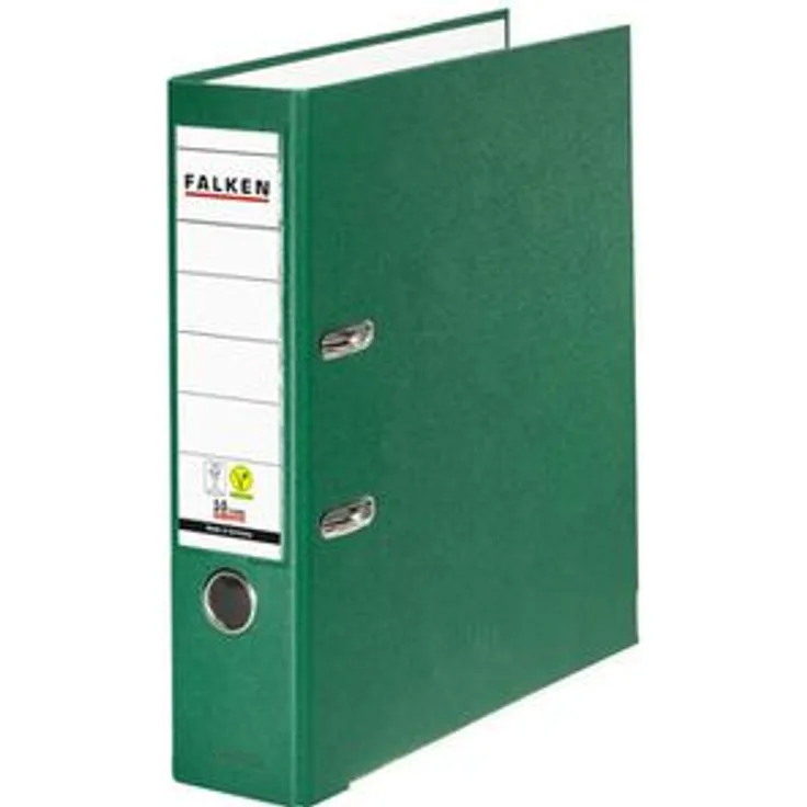 Falken Ordner 9984055, PP, A4, 8cm, Kunststoffordner, grün