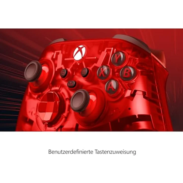 Microsoft Xbox Wireless Controller – Pulse Cipher Special Edition Rot Bluetooth-Gamepad Analog / Digital für Xbox Series S, Android, Xbox Series X, iOS, PC – Bild 8