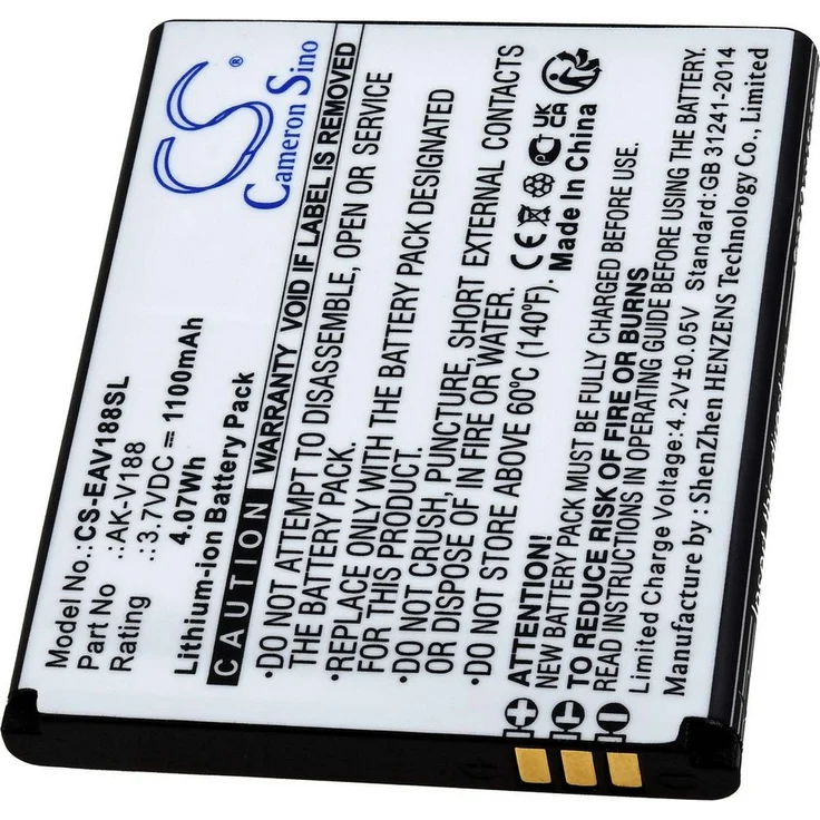 Powery Akku für Seniorenhandy Emporia Touch Smart 2, 1100 mAh Li-Ion, 3.7 V