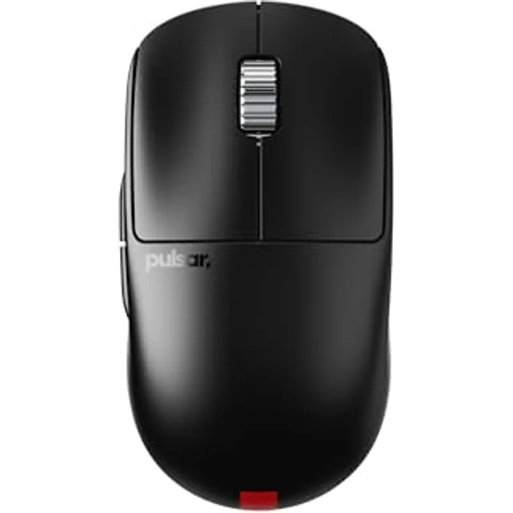 Pulsar Gaming Gears X2 v3 ES, Gaming-Maus mit 32.000 DPI Sensor, OLED-Display und 8K-Abfragerate, Schwarz – Bild 1