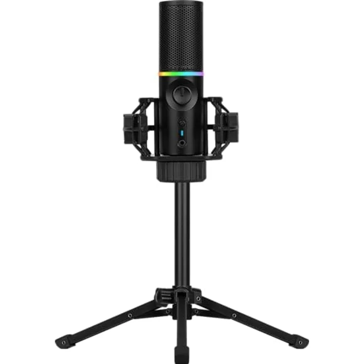 Streamplify MIC RGB Mikrofon, USB-A, schwarz - inkl. Dreifuß – Bild 3