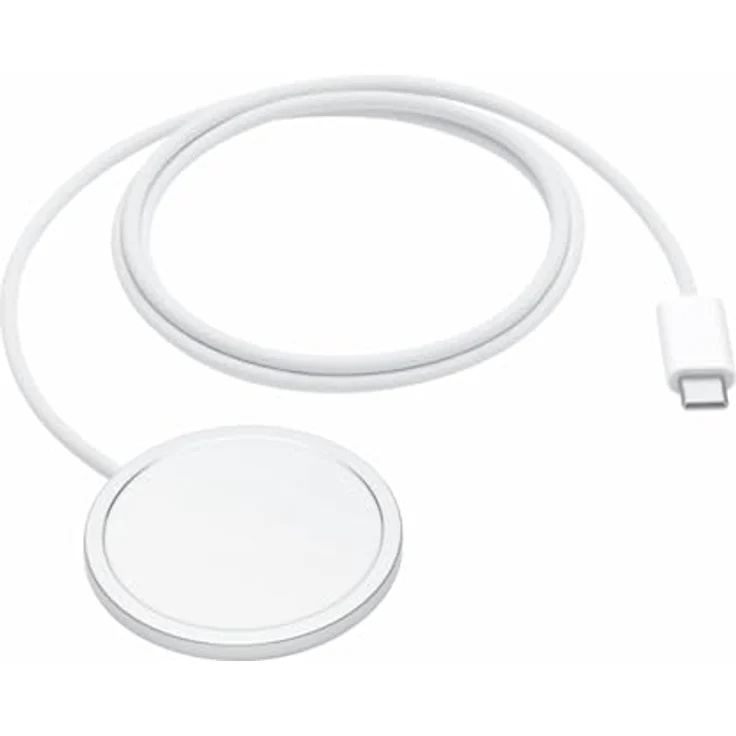 Apple MagSafe (1m) Wireless Charger - Kabelloses Laden mit bis zu 25 W, für iPhone 12 oder neuer, Weiß – Bild 2