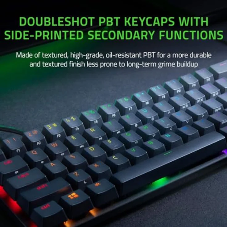 Razer Huntsman Mini ED Purple, 60% Gaming-Tastatur mit optischen Switches und RGB-Beleuchtung – Bild 3