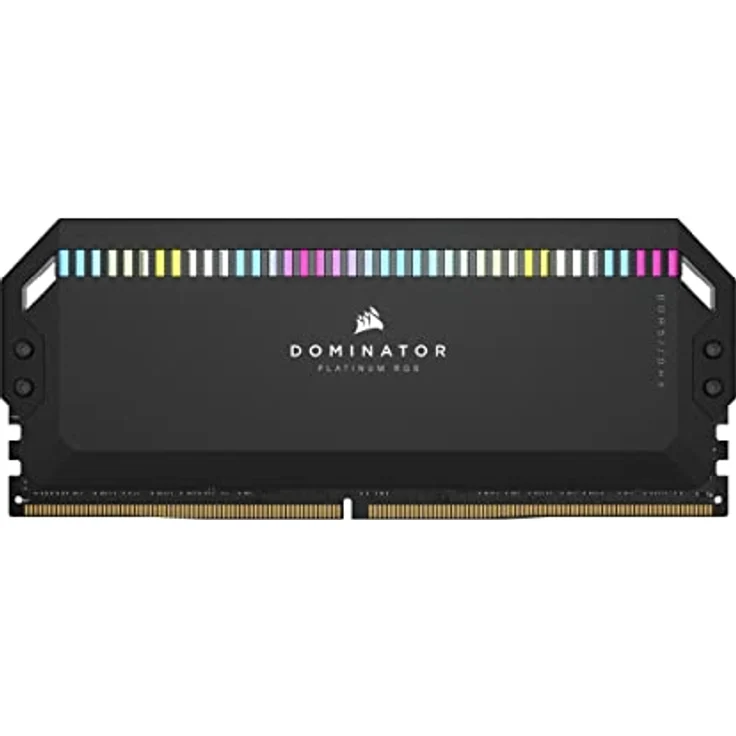 Corsair DOMINATOR PLATINUM RGB DDR5 RAM 32GB (2x16GB) 5200MHz CL40 Intel XMP iCUE Kompatibel Computer Speicher - Schwarz (CMT32GX5M2B5200C40) – Bild 1