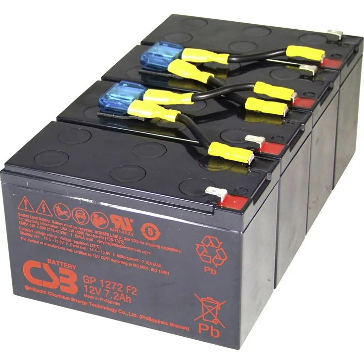 CSB Battery Akku-Set, Bleibatterie in Erstausrüsterqualität, 1 Stück
