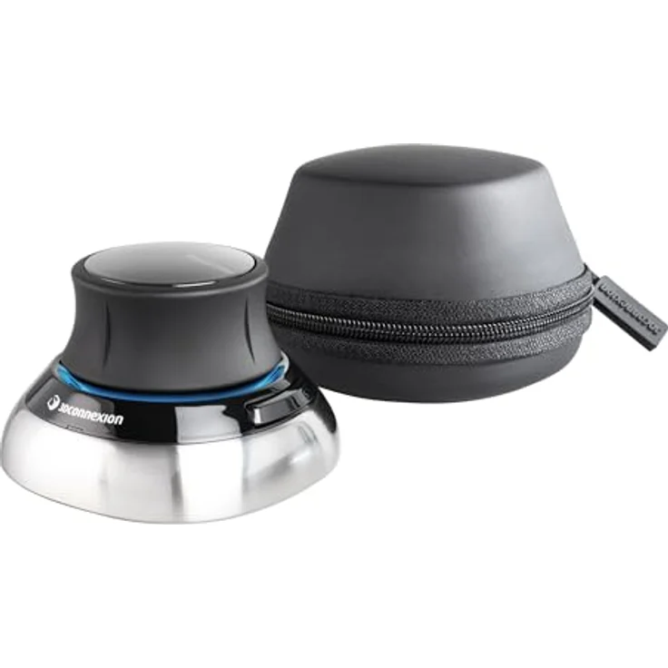 3Dconnexion SpaceMouse Wireless Kit 2 (Bluetooth Edition, Mobile Design-Lösung, für CAD und 3D, kabellos), Mattschwarz – Bild 4