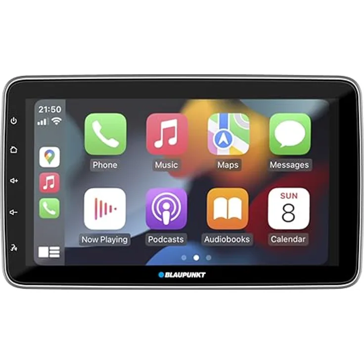 Blaupunkt Cape Town 948 DAB, 1-DIN Car-Multimedia Autoradio mit 10,1 Zoll HD Touchscreen, Bluetooth, DAB+, Apple CarPlay, Android Auto, Schwarz/Silber