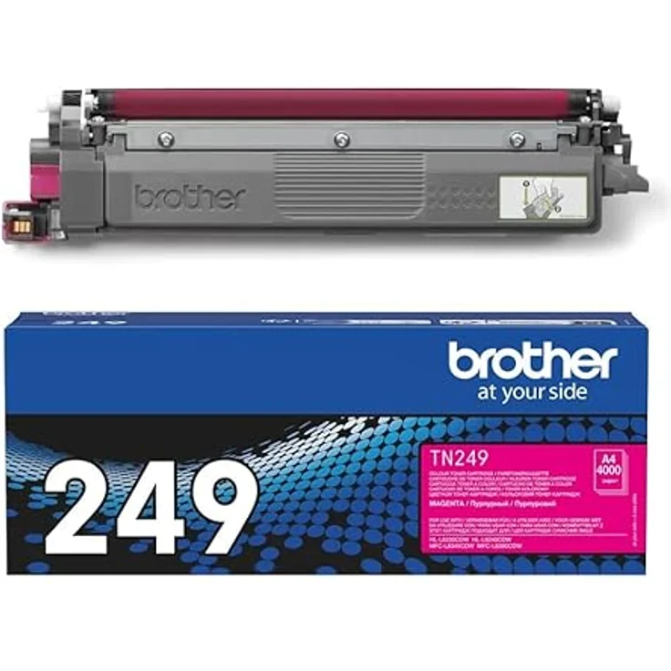 Brother Original TN-249M Tonerkartusche Magenta, Druckkapazität bis zu 4.000 Seiten, hochqualitativ und ISO/IEC19798 konform – Bild 3